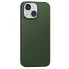 Husa compatibila cu apple iphone 14 plus, matte efect, camera ultra safe, htpmag, verde