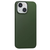 Husa compatibila cu apple iphone 14 plus, matte efect, camera ultra safe, htpmag, verde