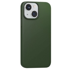 Husa compatibila cu apple iphone 14 plus, matte efect, camera ultra safe, htpmag, verde