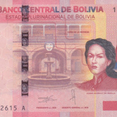 Bancnota Bolivia 100 Bolivianos L1986 (2018) - P251 UNC