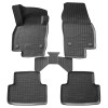 Set de 5 covorase cauciuc 3D stil tavita premium pentru VW T-Cross din 2018