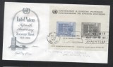 UN New York 1960 15 years UNO Mi.B2I !!!! FDC UN.136