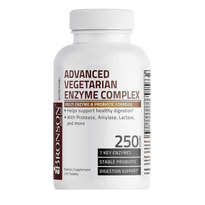 Enzime Digestive Multiple 250 tablete Bronson Laboratories foto