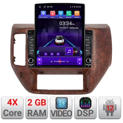 Navigatie dedicata Nissan Patrol Android radio gps internet quad core 2+32GB ecran vertical 9.7&amp;quot; Kit-patrol+EDT-E708 CarStore Technology foto