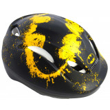 Casca de protectie pentru baieti, model Batman, culoare negru/galben, marime 52- PB Cod:853