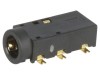 Conector Audio Jack 3,5mm Mamă Stereo 4 Pini Unghi 90&deg;