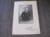 Fotografie Franceză de Epocă &ndash; Portret Bărbat Elegant, Atelier C. Strohm Reims, Anii &#039;20-&#039;30, Carton Original, Piesă pentru Colecționari!, Europa