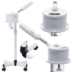 Vapozon cosmetic pentru oxigenarea și &icirc;nmuierea pielii, cu stativ și aburi