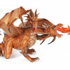 PAPO - Figurina Dragon cu Doua Capete Auriu