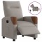 vidaXL Fotoliu rabatabil electric, gri taupe, material textil 3323995