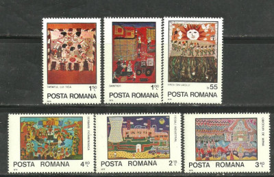 Romania 1979 - PICTURI REALIZATE DE COPII, serie nestampilata, SA28 foto