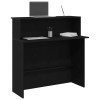 VidaXL Birou de recepție negru 100x50x103,5 cm Lemn prelucrat 859025