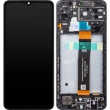 Display ecran cu Touchscreen si Rama pentru Samsung A13 5G, SM-A136U, OEM, Negru, Compatibil