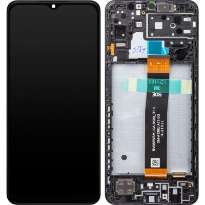 Display ecran cu Touchscreen si Rama pentru Samsung A13 5G, SM-A136U, OEM, Negru foto