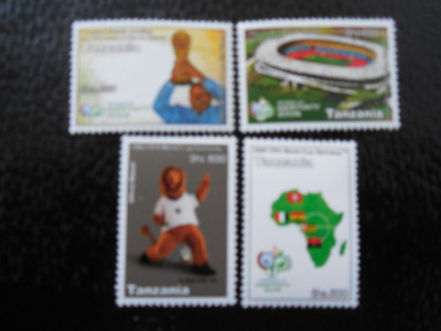 Tanzania-Camp Mondial de fotbal ,Germania 2006-serie completa,nestampilate MNH foto