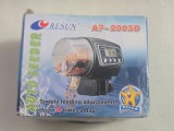 Hranitor automat pesti acvariu Resun AF-2005D, clema prindere acvariu 25mm, ecran digital LCD
