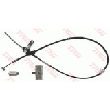 Cablu frana mana Subaru Justy 3 (G3x), 09.03-; Suzuki Ignis 2 (Mh), 08.03-, Dreapta, pt frana tambur, TRW