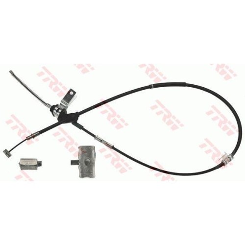 Cablu frana mana Subaru Justy 3 (G3x), 09.03-; Suzuki Ignis 2 (Mh), 08.03-, Dreapta, pt frana tambur, TRW