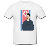 Cumpara ieftin Tricou &quot; Kim Jong-un &amp; flag Coreea de Nord &quot;