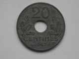 20 CENTIMES 1943 FRANTA