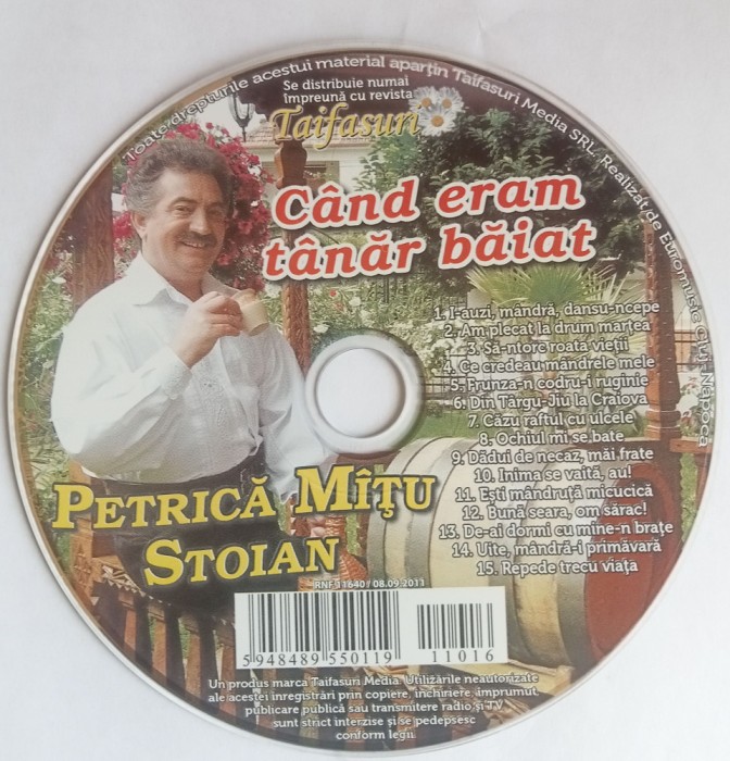 CD Cand eram tanar baiat revista Taifasuri