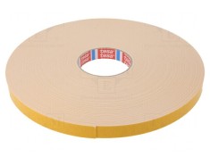 Bandă de Fixare Dublă Acril Albă 19mm x 50m