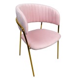 Scaun pentru salon - Pink &amp; Gold MZT-Y-11