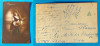 Carte Postala corespondenta circulata anul 1917 Tanara cu mandolina - Mignon, Printata