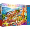 PUZZLE 1000 PREMIUM PLUS TEA TIME VIZITAND SANTORINI, TREFL 1000P