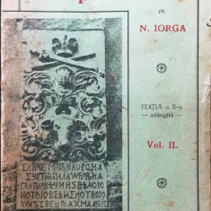 ISTORIA ROMÂNILOR PRIN CĂLĂTORI - NICOLAE IORGA, vol. 2, 1928, s