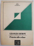 Carte de vise &ndash; Leonid Dimov
