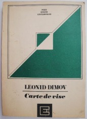 Carte de vise &ndash; Leonid Dimov