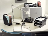 Tavita documente A4 PS neagra Leitz Slim PLUS