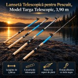 Lansetă Telescopică pentru Pescuit, Model Targa Telescopic, 3,90 m