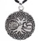 Pandantiv Copacul Vietii argint tibetan Corbi Triquetra celtic viking+BONUS SNUR