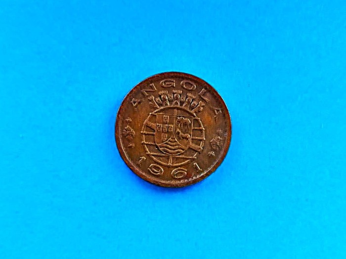 50 Centavos 1961 Angola-patina-in realitate arata bine