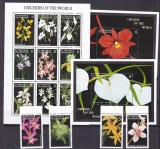 St. Vincent 1997 flori orhidee MI 4085-4097 + 2 bl. 432,433 MNH