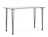 Cumpara ieftin Birou negru Rondo 120x60x74 cm