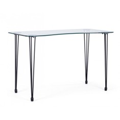 Birou negru Rondo 120x60x74 cm