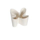 Suport Telecomenzi Plastic Alb 12.5cm x 12.5cm x 9cm Organizator Telecomanda TV