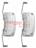 Set accesorii, placute frana VW PHAETON (3D) (2002 - 2016) METZGER 109-1706