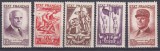DB1 Franta Caritate Petain Lozinci Munca Famile Patrie 1943 5 v. MNH