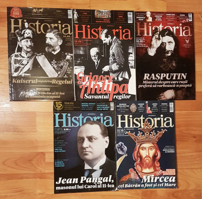 Set 5 reviste Historia (Nr. 178, 188, 189, 190 si 192) foto