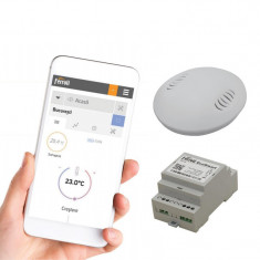 Cronotermostat cu control prin internet, programabil, cu unde radio (wireless ) Ferroli EcoSmart Wi-Fi foto