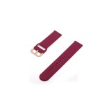 Curea vișinie din silicon tip smartwatch 20mm / 22mm &mdash; schimb ceas sport, stil
