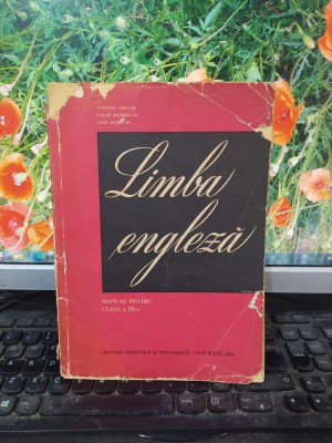 Limba engleză manual clasa IX, Țăranu, Medregan, Levițchi, București 1964, 002 foto