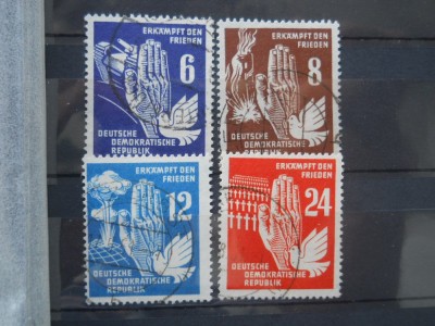 1950 SERIE GERMANIA DDR COTA 15$ foto