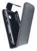 Husa flip TelOne neagra pentru Samsung Diva S7070, Cu clapeta, Piele Ecologica