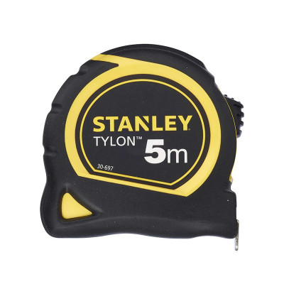 Ruleta Tylon Stanley, 5 m x 19 mm, protectie cauciuc foto