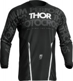 Tricou motocross/enduro Thor Pulse Mono, culoare negru/alb, marime S Cod Produs: MX_NEW 29107097PE